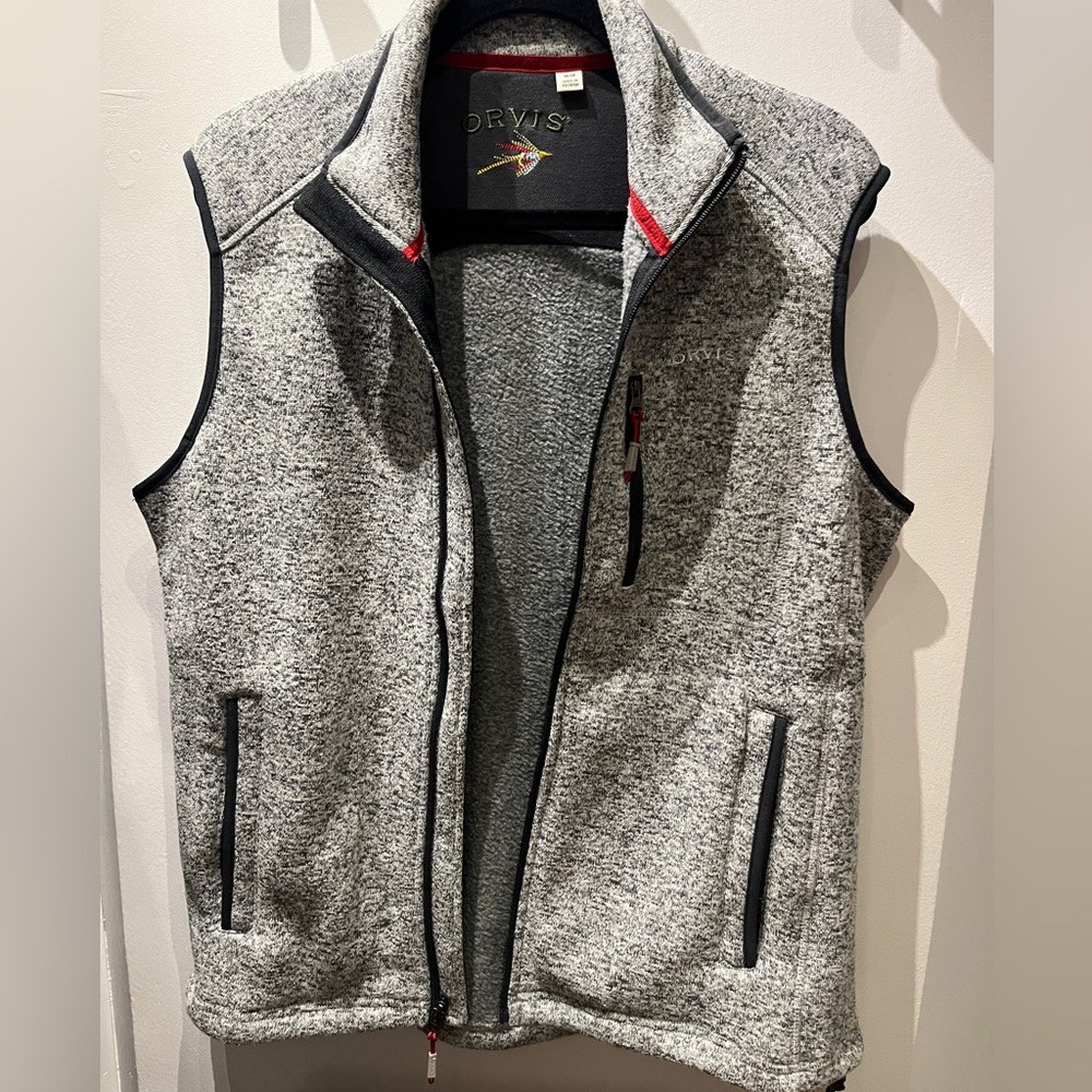 Orvis Light Grey Sleeveless Vest
